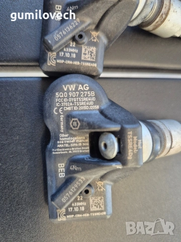Оригинални Сензори за налягане на гумите Фолксваген-Ауди, снимка 4 - Аксесоари и консумативи - 53538447
