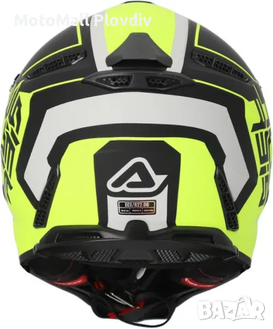 КАСКА Acerbis PROFILE 5 BLACK/FLUO YELLOW, снимка 3 - Аксесоари и консумативи - 49129047