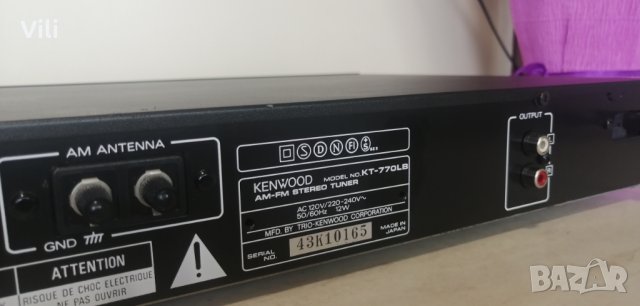 Тунер Kenwood kt-770lb, снимка 9 - Ресийвъри, усилватели, смесителни пултове - 37144210