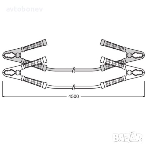 OSRAM STARTcable PRO-кабели за подаване на ток 100% мед(Cu)/900A/35mm², снимка 5 - Аксесоари и консумативи - 43938292