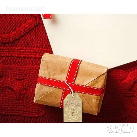 ПРОМОЦИЯ Етикети от крафт хартия с коледни мотиви CMD-GIFT TAG X00183Y543, снимка 2 - Коледни подаръци - 48392918