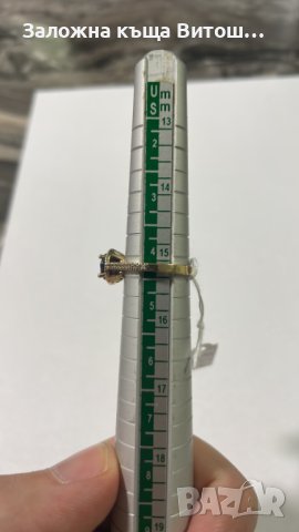 Златен пръстен 14к / 2.35 гр., снимка 4 - Пръстени - 43184899