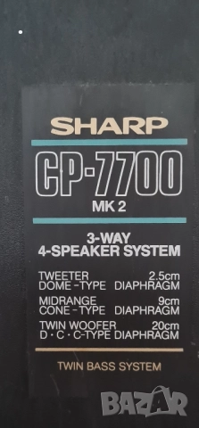 Тонколона 1бр SHARP CP-7700, снимка 2 - Тонколони - 51636015