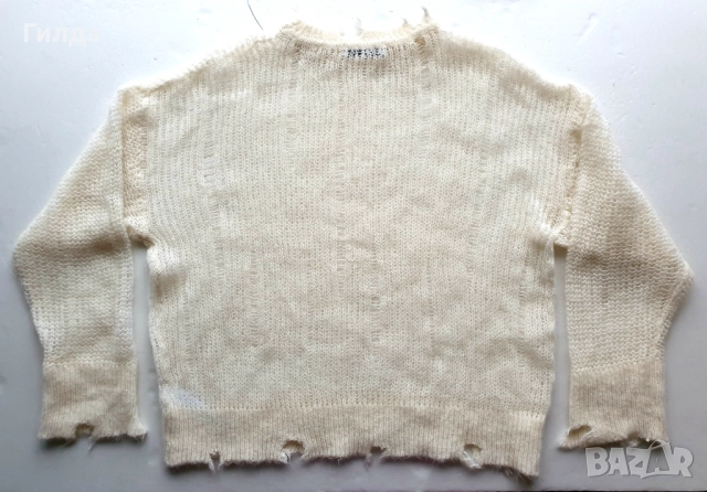 Zara пуловер вълна и алпака L, снимка 5 - Блузи с дълъг ръкав и пуловери - 52770414