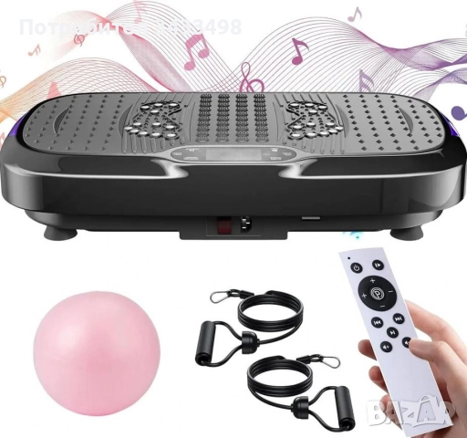 Вибрационна платформа за отслабване и цялостна тренировка, снимка 4 - Други спортове - 51996502