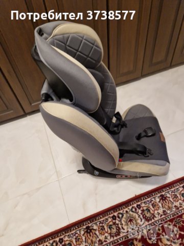 Въртящо се детско столче за кола Chipolino Техно Isofix 360°, мока, 0-36кг, снимка 3 - Столчета за кола и колело - 43120066
