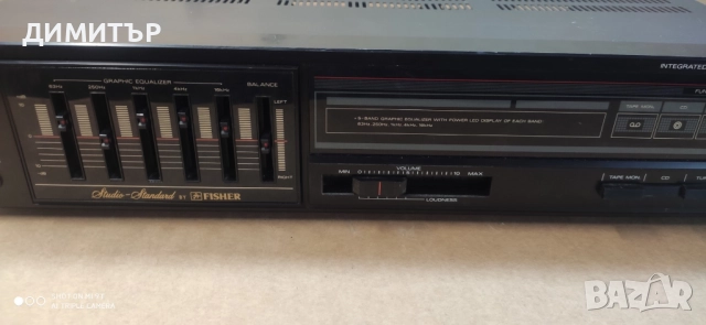 Усилвател FISHER CA-321 , снимка 2 - Ресийвъри, усилватели, смесителни пултове - 51772383