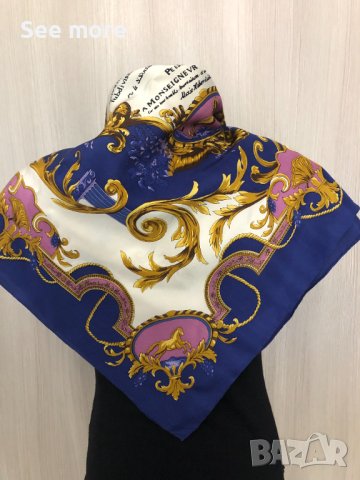 Шал коприна , снимка 2 - Шалове - 36765952