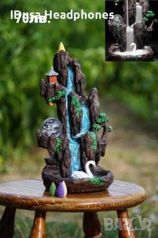 Коледен подарък - Ръчно рисувани кадила с обратен поток на дим, снимка 2 - Други стоки за дома - 51675826