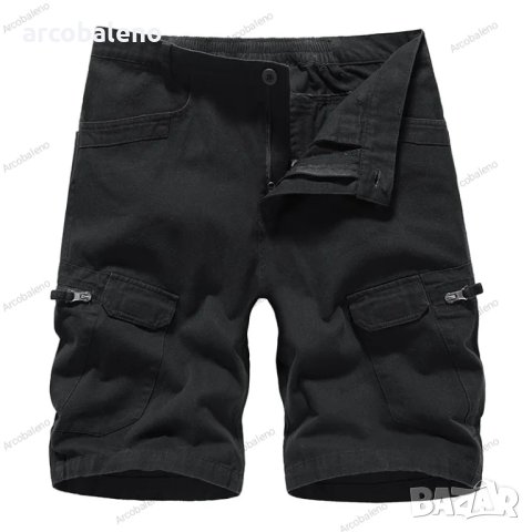 Мъжки къси карго панталони с камуфлажен принт, 8цвята , снимка 8 - Къси панталони - 40551443