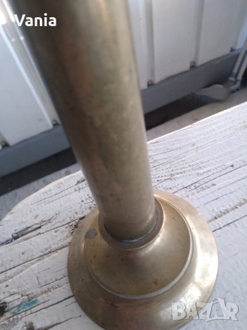 Свещник от месинг, снимка 2 - Декорация за дома - 43364683