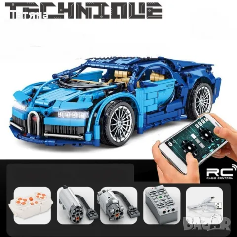 Сглобяема спортна кола с дистанционно , снимка 1