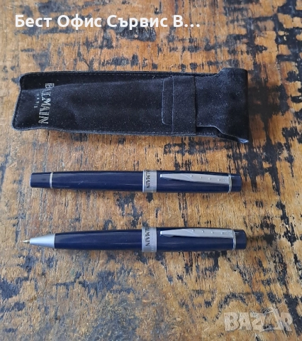 писалка и химикалка Balmain Paris Балмейн Париж комплект в калъф, снимка 2 - Ученически пособия, канцеларски материали - 52167682