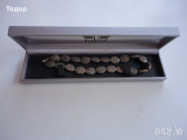 Луксозно  колие от камъни леопардов яспис и сребро , снимка 9 - Колиета, медальони, синджири - 52855335