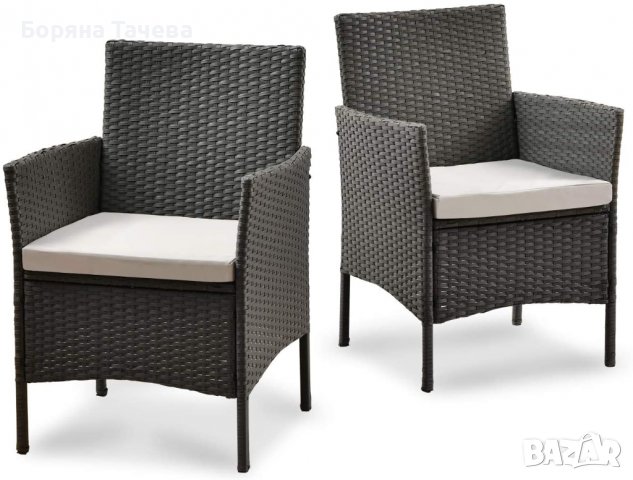 Градински стол тип кресло HW-630C1G, снимка 3 - Градински мебели, декорация  - 36598713