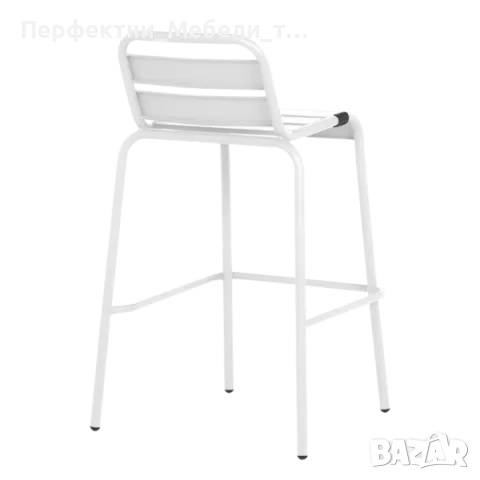Метален бар стол различни цветове за външен бар,за градинско заведение,стол за басейн/плаж, снимка 3 - Градински мебели, декорация  - 50024429