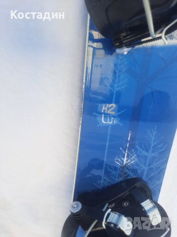 сноуборд K2 Luna 150см.  с автомати, снимка 7 - Зимни спортове - 43996892
