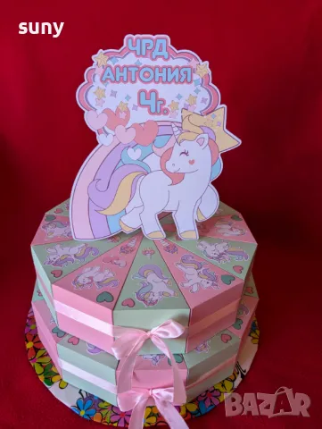 Картонена торта Стич, снимка 11 - Други - 49413965