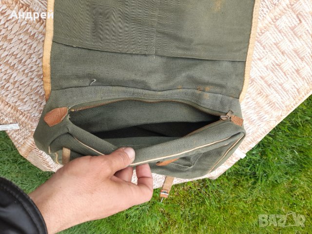Стара брезентова чанта #13, снимка 6 - Други ценни предмети - 40678096