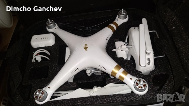 JI Phantom 3 PRO с 1 батерия и оригинален твърд куфар раница, снимка 10 - Дронове и аксесоари - 52502992