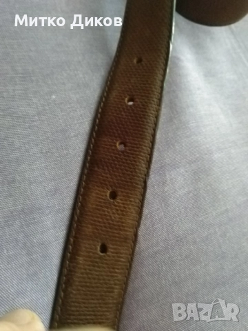 Pierre Cardin Belt колан естествена кожа 125см на 33мм нов, снимка 5 - Колани - 51766288