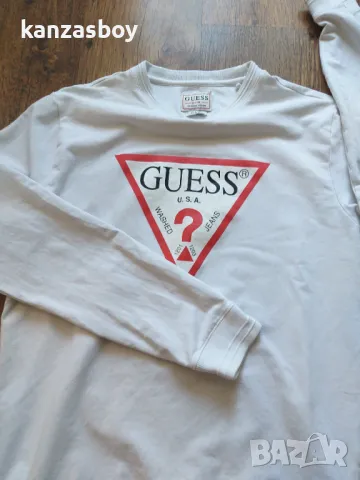 Guess triangle outlet logo sweatshirt - страхотна мъжка блуза С, снимка 6 - Блузи - 48733073