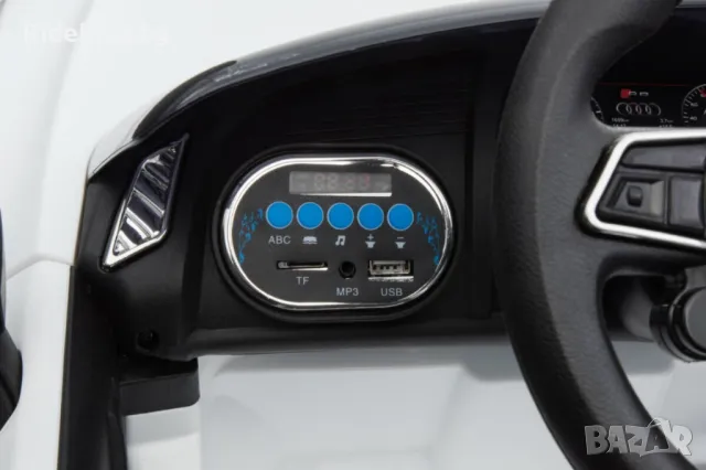 Audi R8 12V – Детска акумулаторна кола, Бяла, EVA гуми, снимка 13 - Детски велосипеди, триколки и коли - 50419013