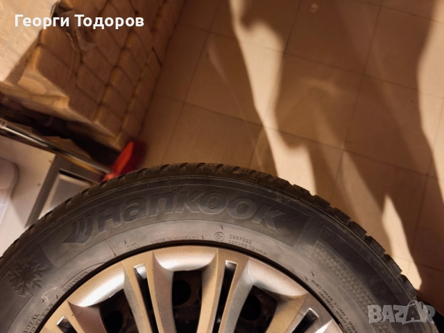 Продавам 4 бр зимни гуми и джанти Hankook зимни 205/60/15 мецедес, снимка 4 - Гуми и джанти - 51892474