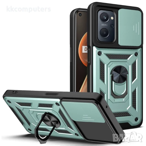 Realme 9i/Oppo A36/A76 Удароустойчив Ring Holder Калъф и Протектор, снимка 12 - Калъфи, кейсове - 50727499