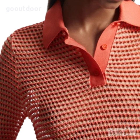 COS Open-Knit Polo Shirt (XS), снимка 3 - Тениски - 53332643