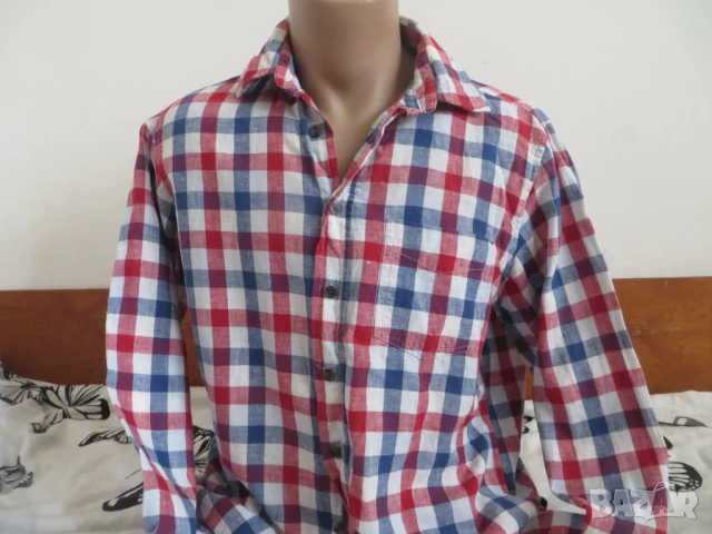 Мъжка риза с дълъг ръкав от лен Dressmann, снимка 1