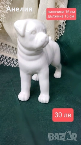 Бели- куче, херувимчета и агънце, снимка 2 - Декорация за дома - 51551943