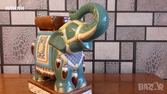 Керамичен слон има забележки , снимка 7 - Декорация за дома - 48442052