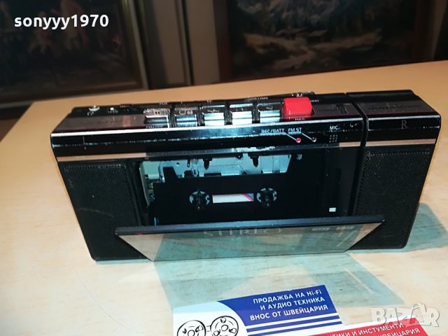 sanyo m-s200f stereo-made in japan-внос switzerland, снимка 8 - Радиокасетофони, транзистори - 28683558