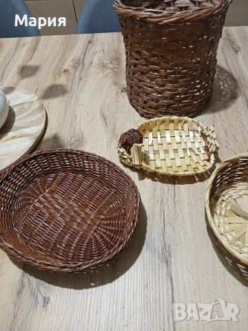 Плетени панери лот , снимка 4 - Други - 53594705