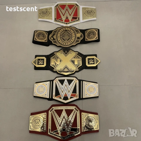 Шампионски пояси WWE World Championship и на брой belt колан, снимка 9 - Други - 49124225