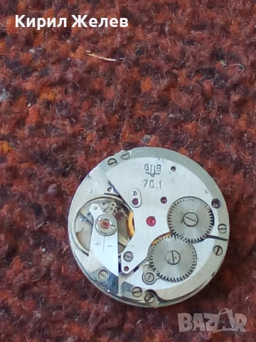 Механизъм с циферблат от стар ръчен часовник 51414, снимка 8 - Мъжки - 52253961