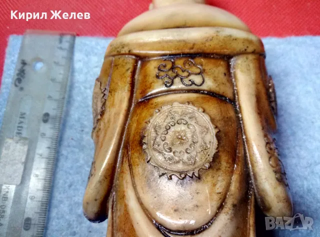 БУДИСТКА СТАТУЕТКА ФИГУРКА СМЕЕЩИЯТ се БУДА от ПОЛИРЕЗИН 48326, снимка 7 - Статуетки - 47607343