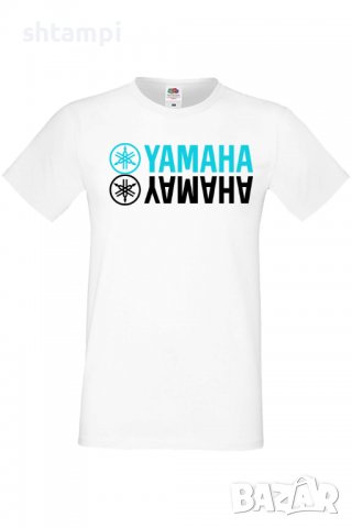 Мъжка тениска YAMAHA Кола Автомобил Лого Logo Подарък, снимка 1 - Тениски - 36879030