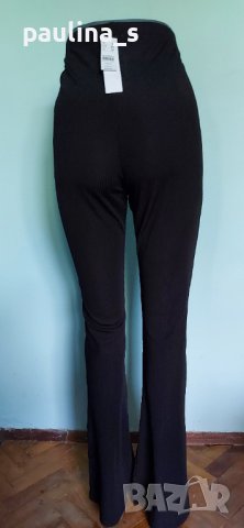 Еластичен панталон с широки крачоли "Top shop" / голям размер , снимка 4 - Панталони - 36831171