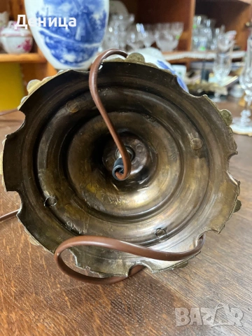  Две настолни лампи с типичен холандски пейзаж , снимка 12 - Настолни лампи - 53480634