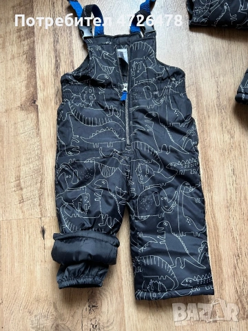 Бебешки зимен комплект(гащеризон и яке) Carter’s 18m, снимка 2 - Бебешки ескимоси - 53326239