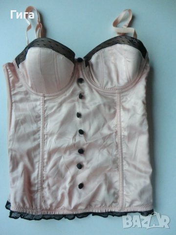 Розово бюстие 85В, снимка 2 - Корсети, бюстиета, топове - 37892144