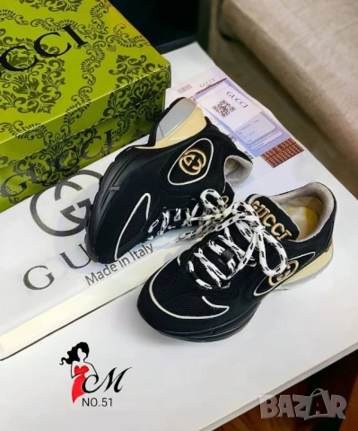 дамски маратонки gucci от естествена кожа , снимка 6 - Маратонки - 51402718