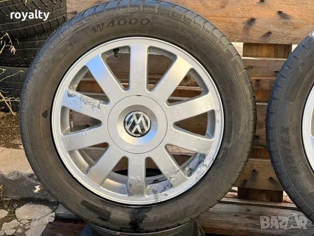 5х112 16 Цола Джанти VW Golf Caddy Passat Touran ET 40 J 6, снимка 3 - Аксесоари и консумативи - 52678100