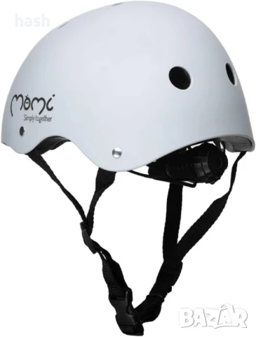 Детска унисекс каска Momi Mimi, сива, 47-58, снимка 2 - Аксесоари за велосипеди - 50886552