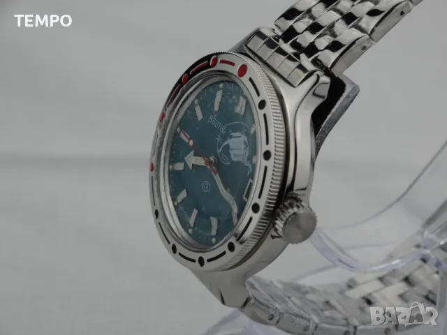 ВОСТОК АМФИБИЯ АВТОМАТИЧЕН-"SCUBA DUDE" ref: 420059, снимка 6 - Мъжки - 43232645