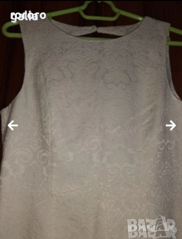 Бяла рокля H&M, снимка 3 - Рокли - 51929569