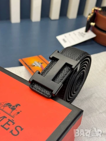 колани от естествена кожа в кутия hermes Louis Vuitton , снимка 4 - Колани - 50675966