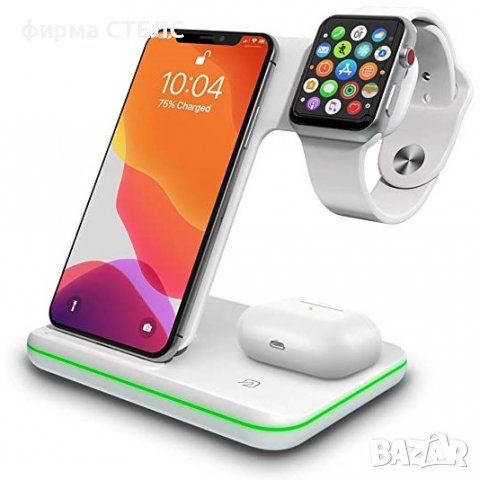 Станция за безжично зареждане STELS Q90, 15W, снимка 2 - Безжични зарядни - 40191230